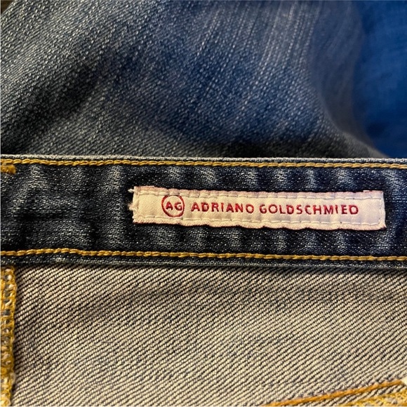 AG Adriano Goldschmied Distressed Dark Blue Skinny Jeans - Picture 5 of 5